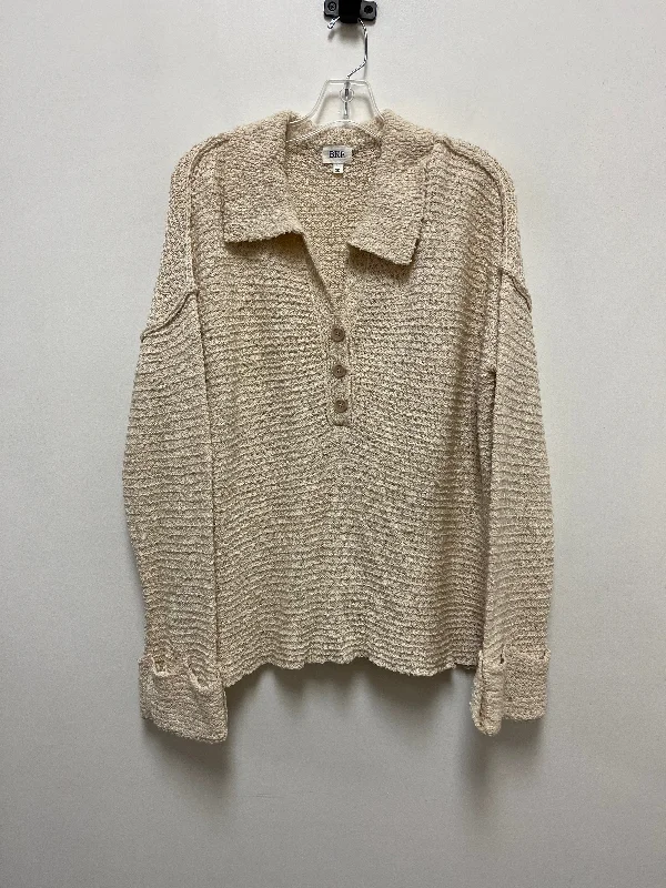 Sweater By Bke In Cream, Size: L