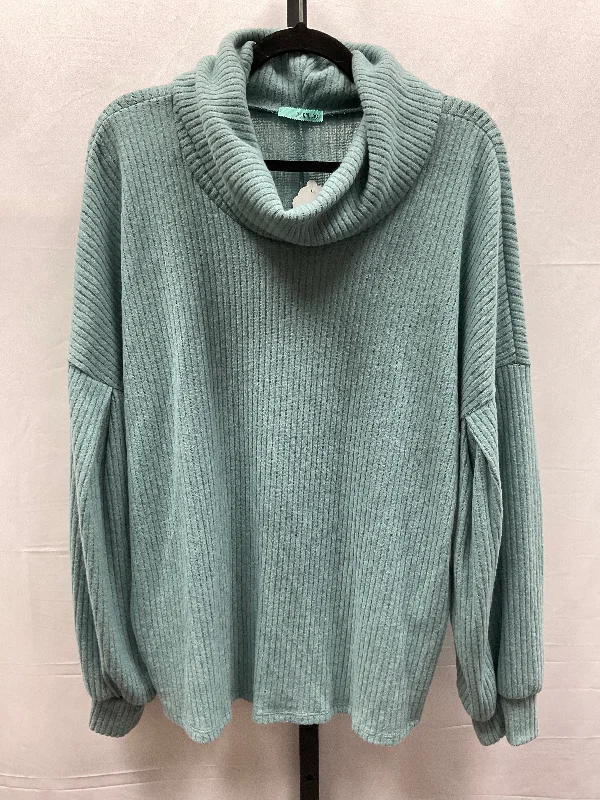 Sweater By Clothes Mentor In Blue, Size: 1x