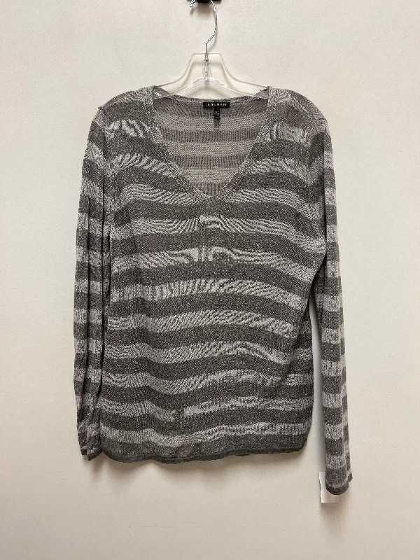 Sweater By Eileen Fisher In Grey, Size: M