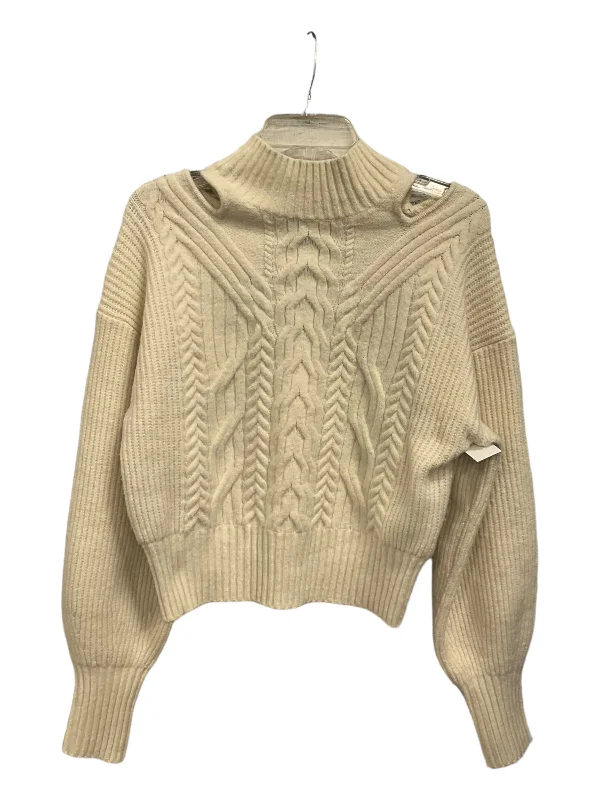 Sweater By Express In Cream, Size: S