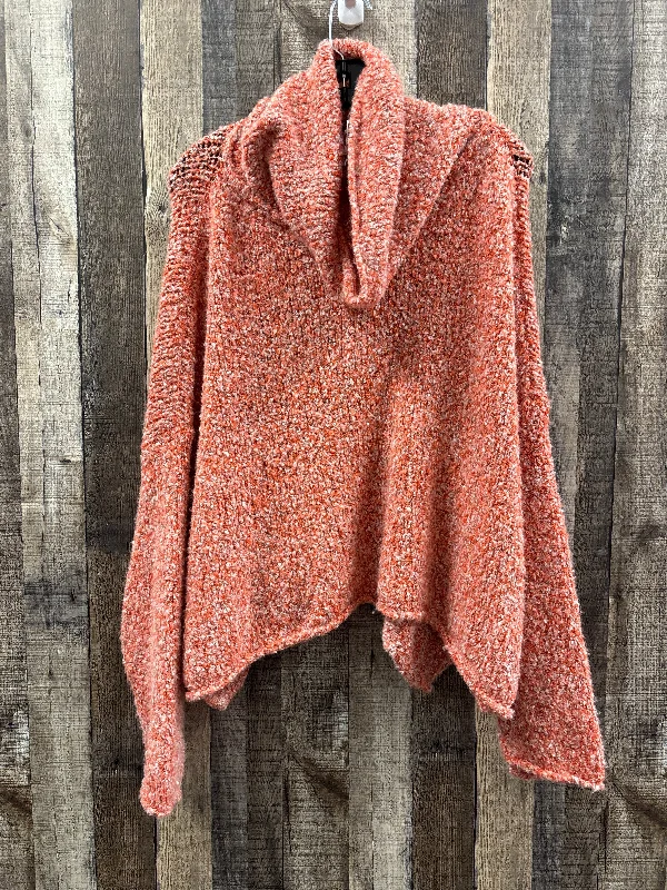 Sweater By Free People In Orange, Size: M