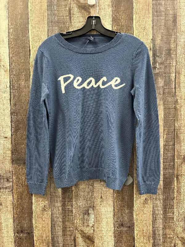 Sweater By Gap In Blue, Size: M