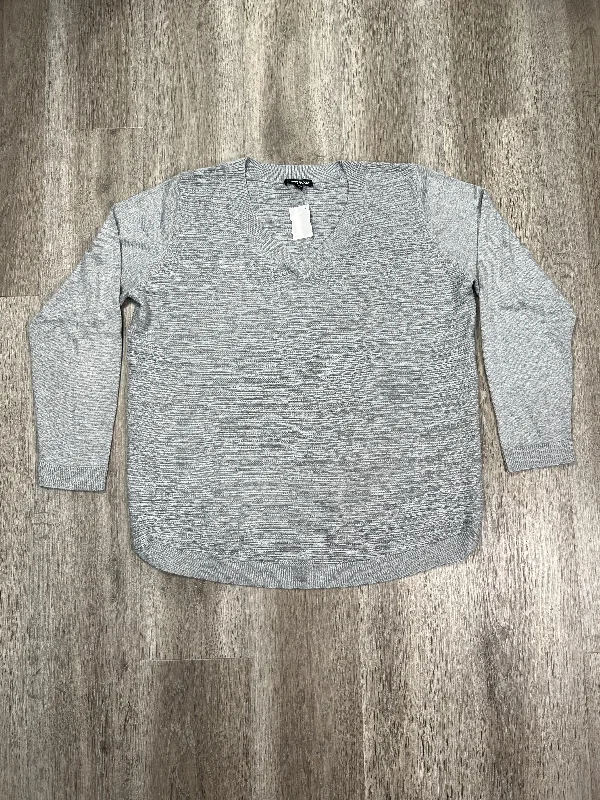 Sweater By Hilary Radley In Grey, Size: Xl