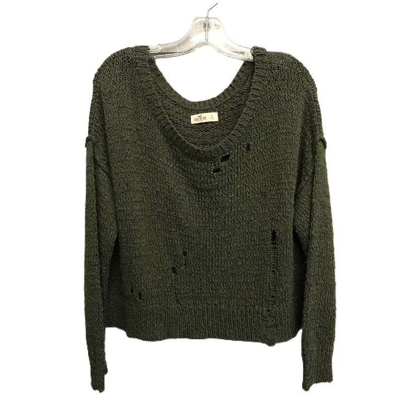 Sweater By Hollister In Green, Size: L