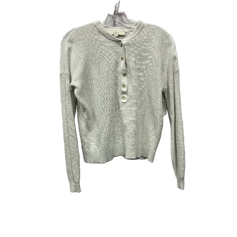 Sweater By Loft In White, Size: Xs