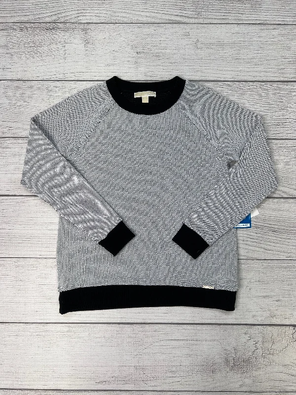 Sweater By Michael Kors In White Black, Size: S