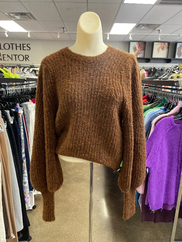 Sweater By Olivaceous In Brown, Size: L