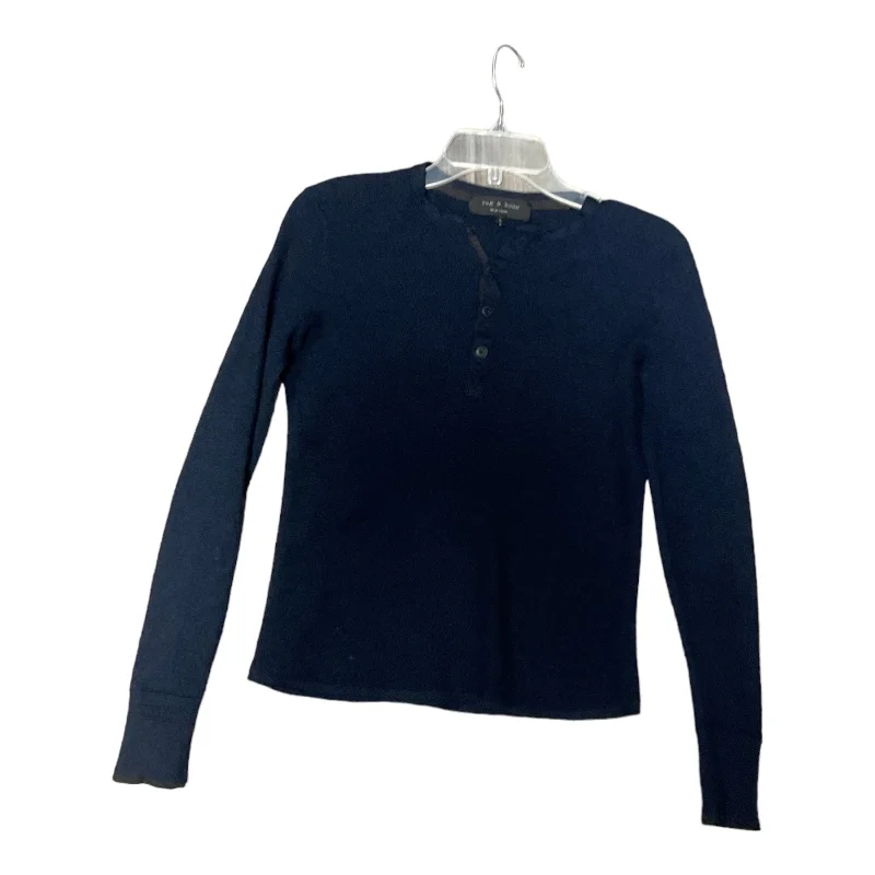 Sweater By Rag And Bone In Navy, Size: Petite   S