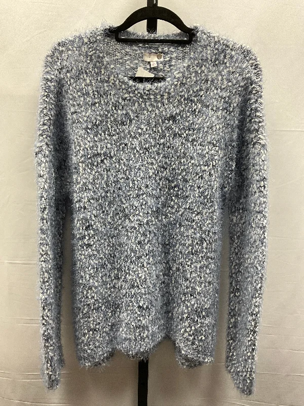 Sweater By So In Blue & White, Size: Xl