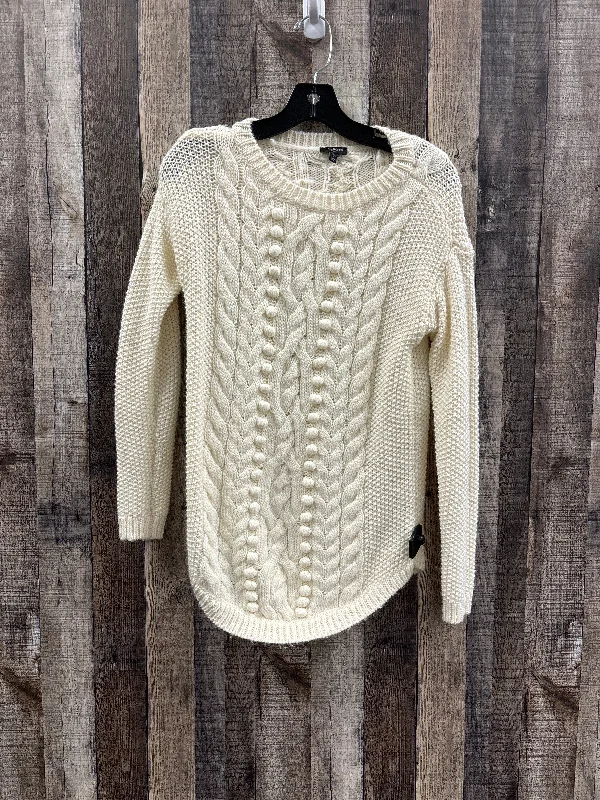 Sweater By Talbots In Cream, Size: Petite