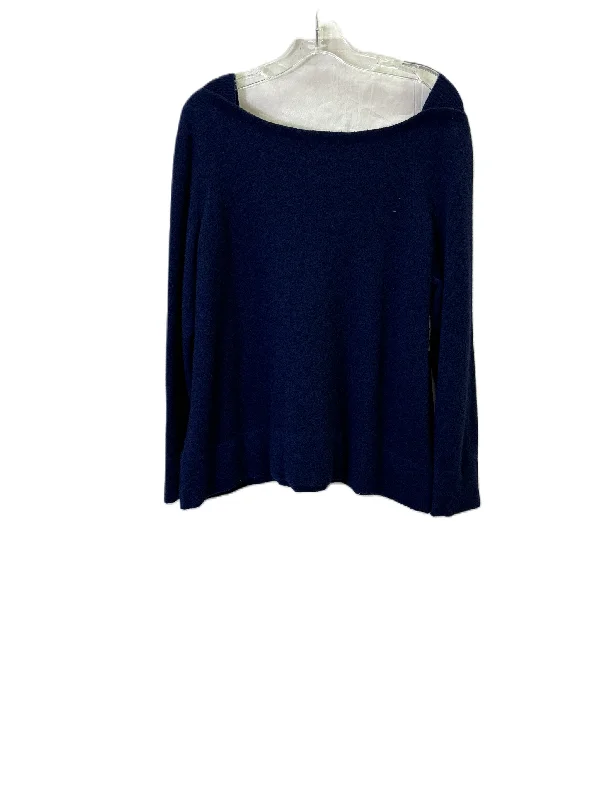 Sweater Cashmere In Blue, Size: 3x