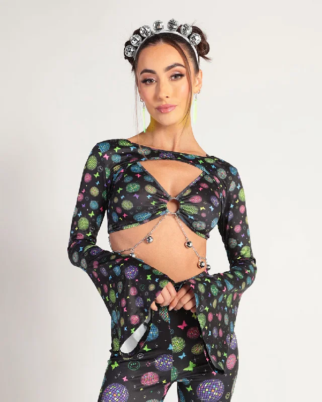 Boogie Blast Disco Ultra Crop Top