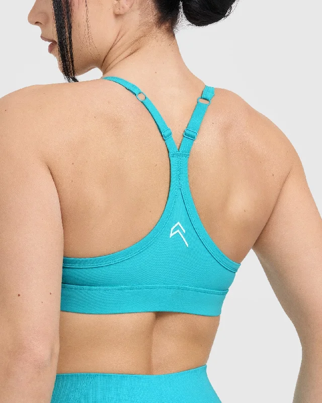 Everyday Sports Bra | Aqua Blue