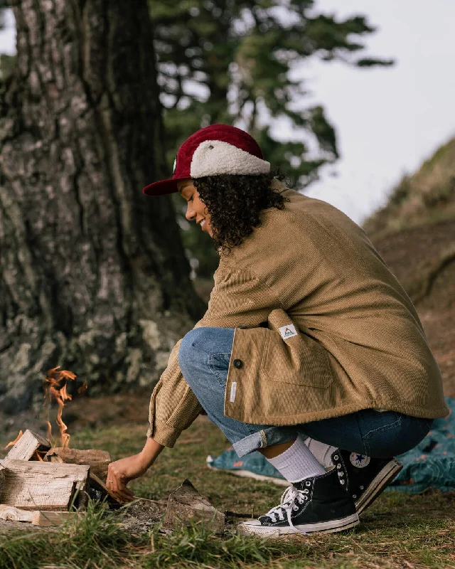 Flint Corduroy Overshirt - Biscuit