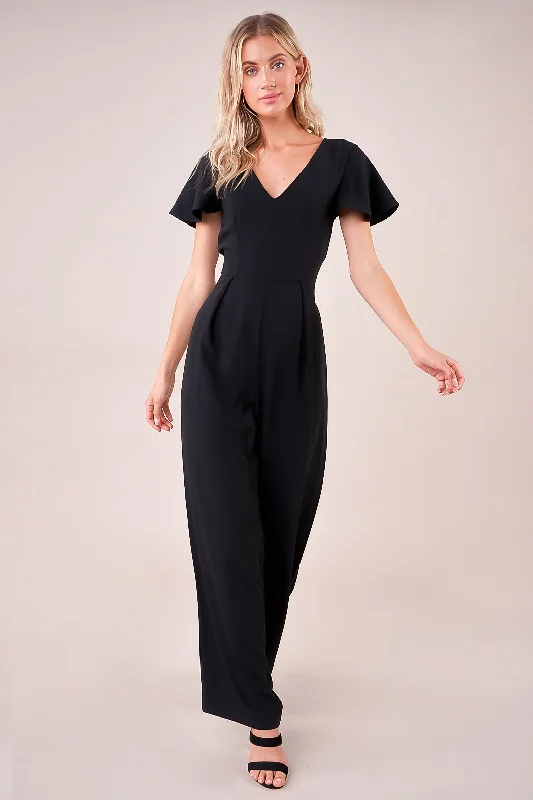 Go Glam Tie Waist Jumpsuit