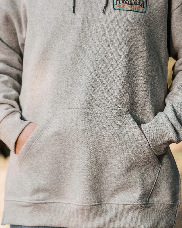 Golden Hour Recycled Cotton Hoodie - Grey Marl