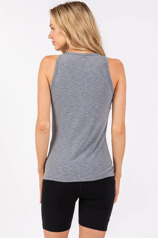 Grey Heathered Tank Top