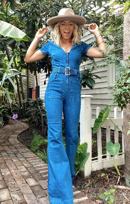 Heartland Jumpsuit ~ Braided True Blue