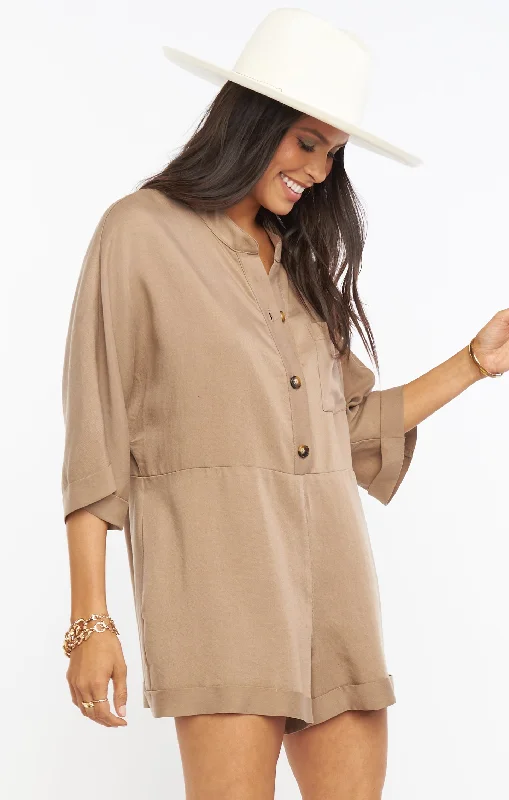 Horton Romper ~ Khaki