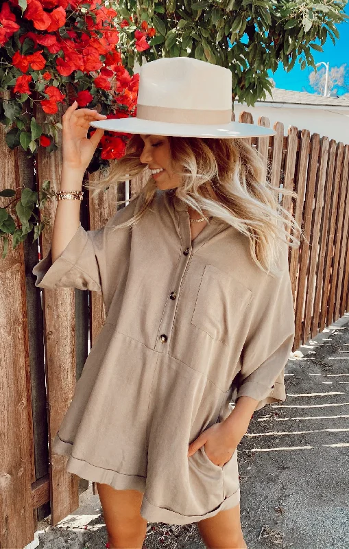 Horton Romper ~ Khaki