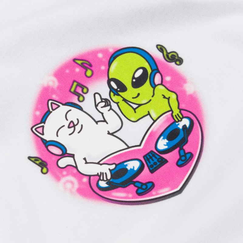 Love Is Ripndip Cropped Long Sleeve (White)