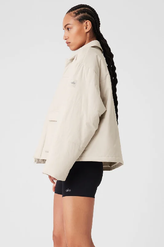 Voyage Utility Cargo Jacket - Bone