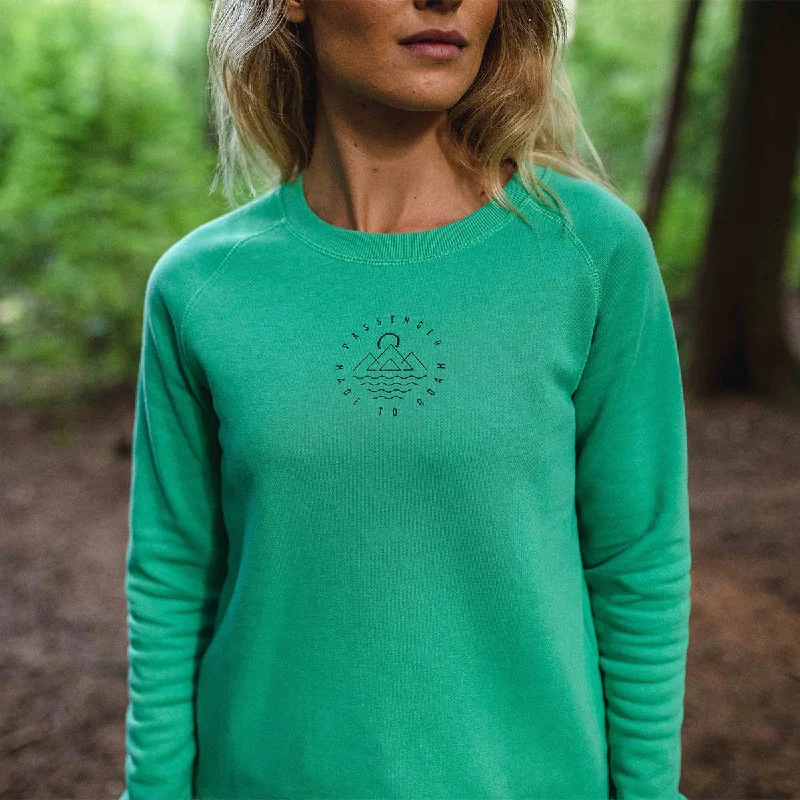 Remote Recycled Cotton Sweatshirt - Green Spruce