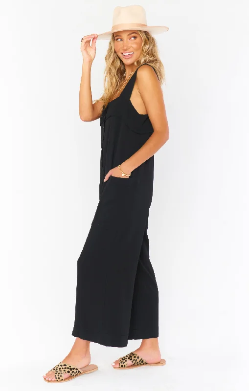 Run Around Jumpsuit ~ Black