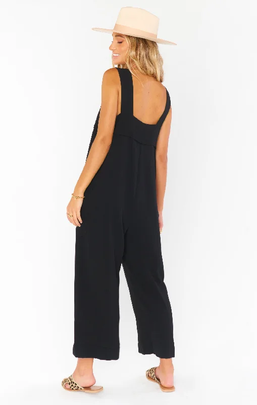 Run Around Jumpsuit ~ Black