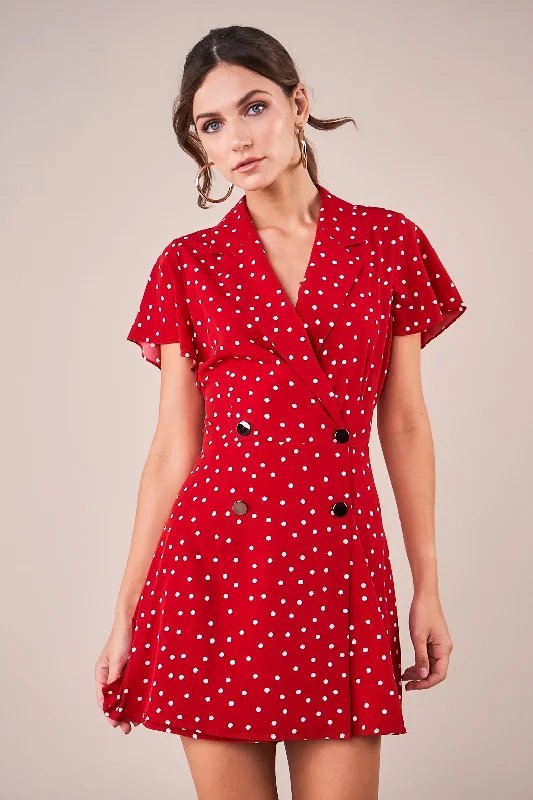 Suzie Q Polka Dot Romper