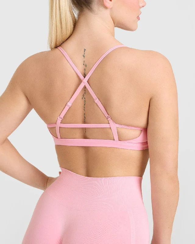 Timeless Strappy Bralette | Petal Pink