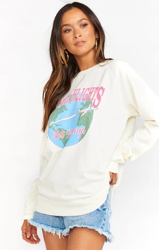 Vada Sweatshirt ~ Catch Flights Graphic