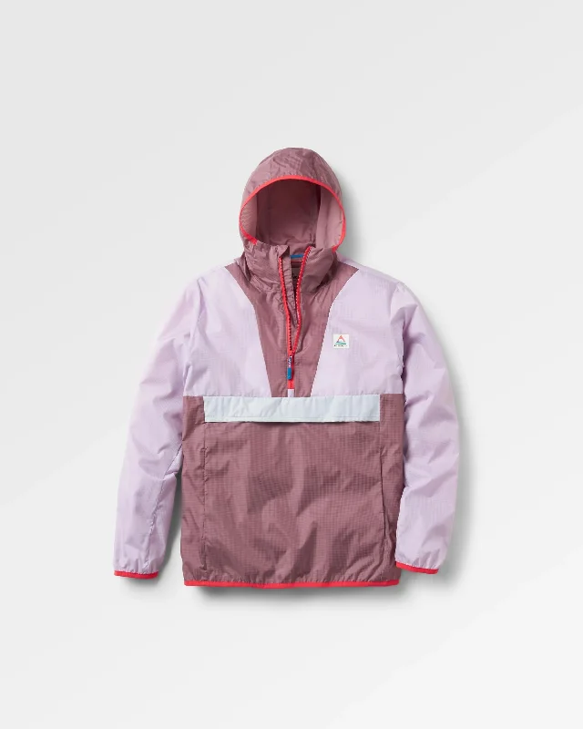 Viento Recycled Windshell Anorak - Lilac Mist/Grape